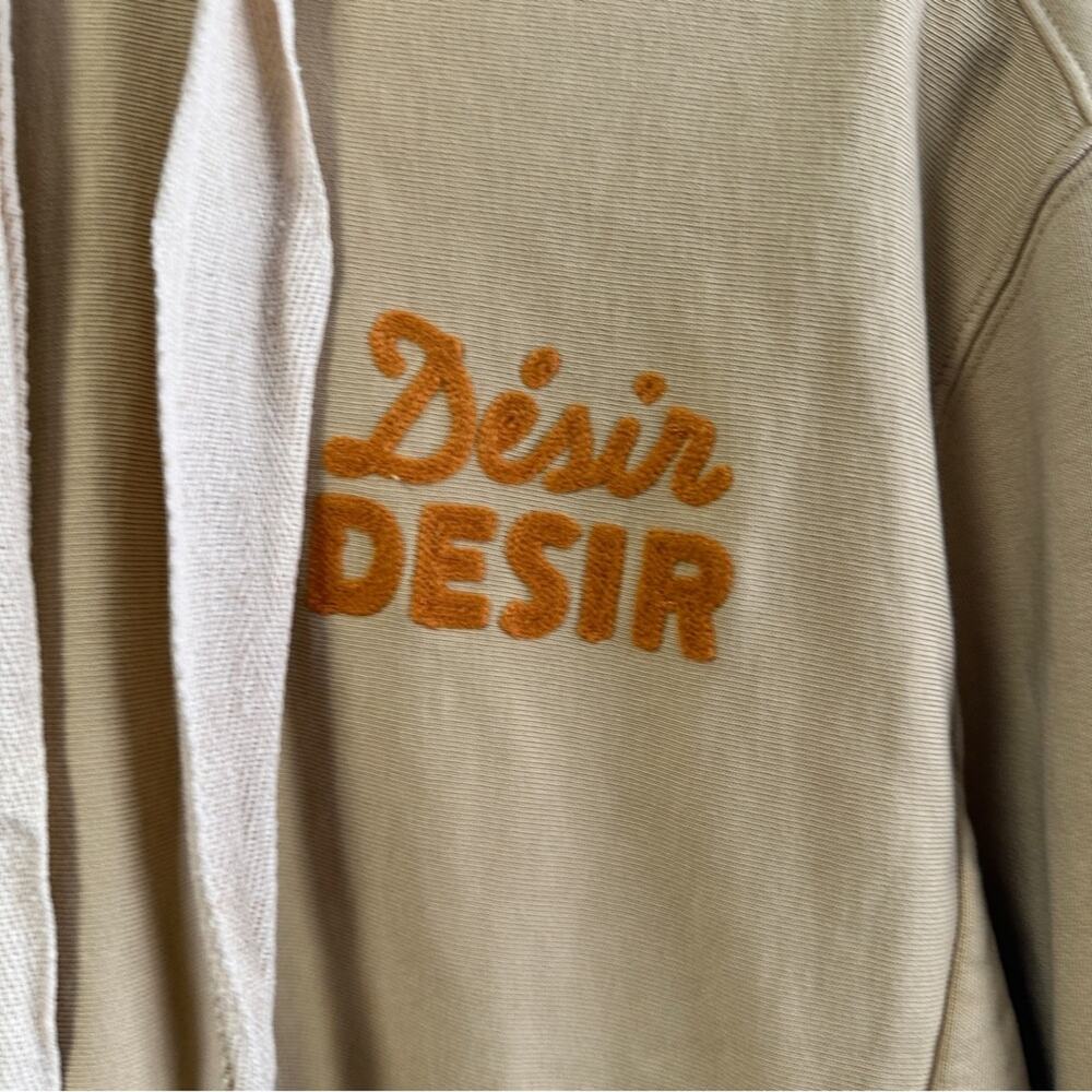 NWT Sandrine RosexFree People Collab Size XS Desir Hoodie Tan Cozy Hip Hop Trend - Picture 9 of 15